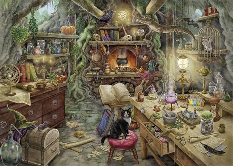 Witchcraft puzzle company mystical forest